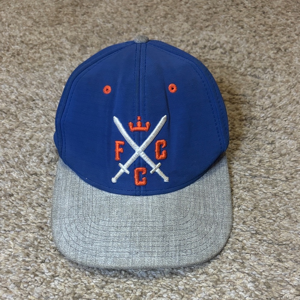 Kids Blue and Gray Baseball Cap